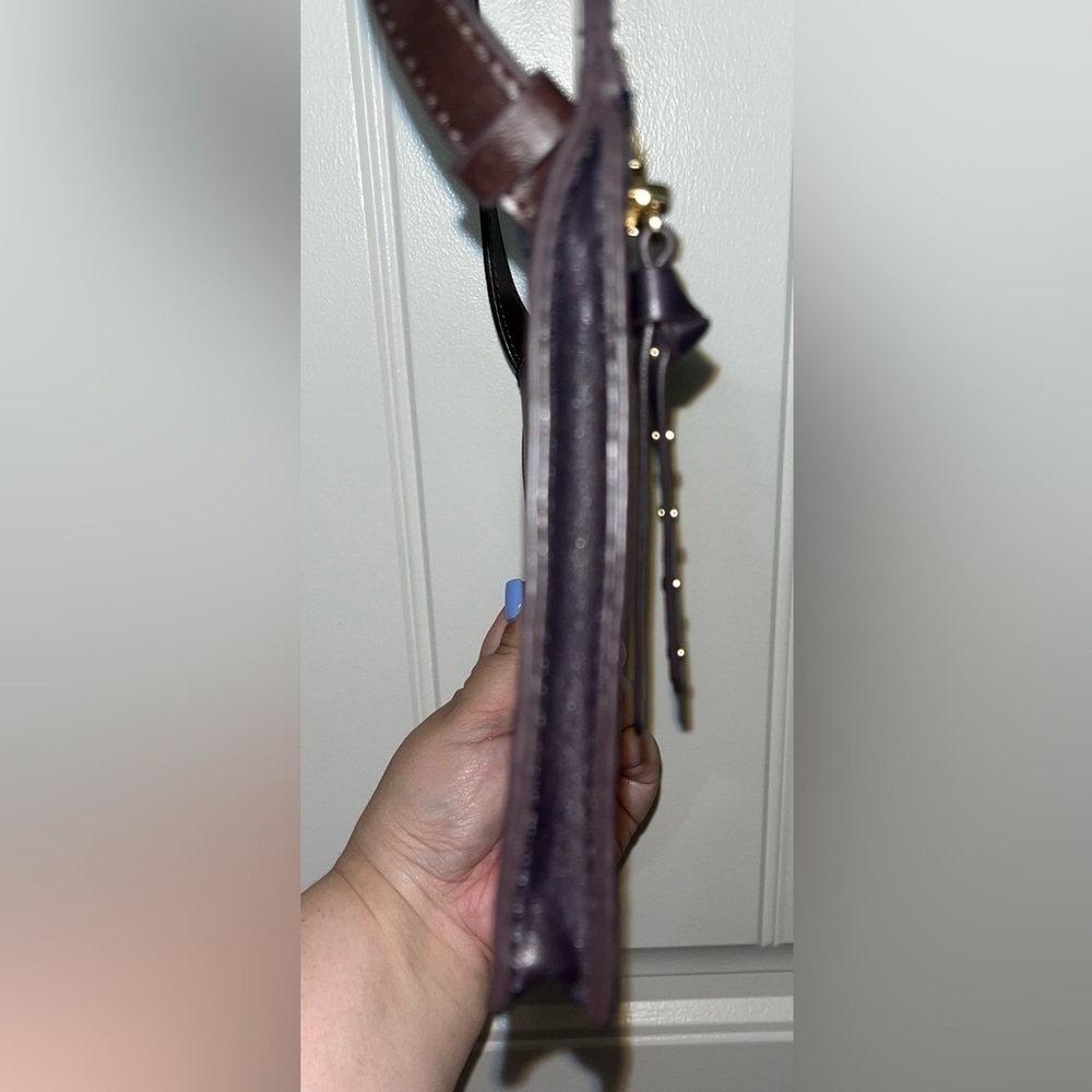 Tignanello Mojave Belt Bag, Dark Eggplant Purple *** RFID-Protected ***, NWOT - Picture 8 of 13